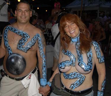 Body Painting 2008 photo - Duval Street, Key West